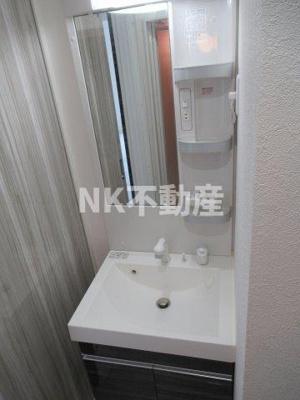 【洗面所】 | リアライズ布施駅前（布施賃貸） | 広い洗面スペース