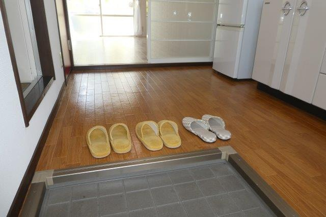 アメニティハイツＡの玄関