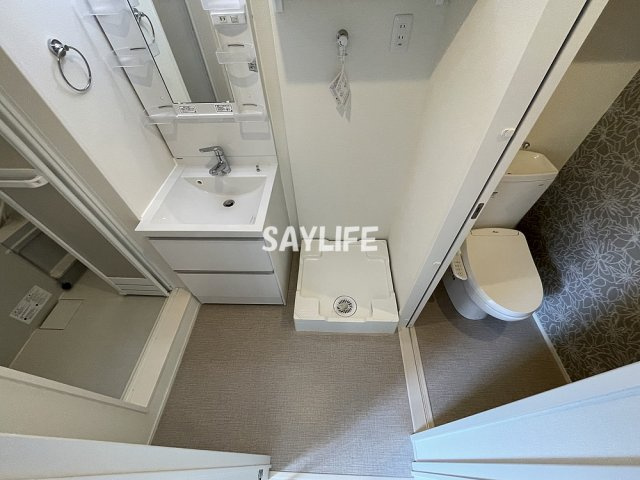 ハーモニーテラス大今里南の洗面所