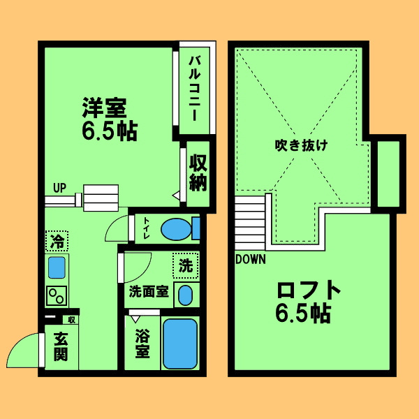 Creo庄内通参番館の間取り