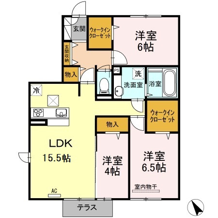 【間取り】 | D-rooｍ城野駅　B | ◆初期費用最安値コミット！「もっとお得に賃貸」を叶えます♪
◆見積もりのセカンドオピニオンも開催中♪検討中の物件もお気軽に相談下さい。
※既にお申込み済みの場合はご遠慮下さい。
