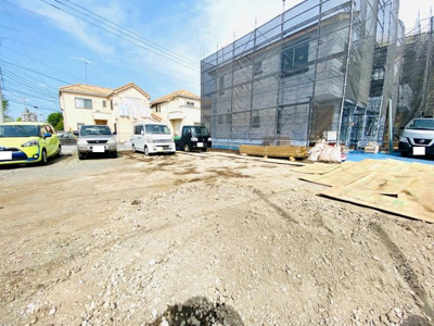 【外観】 | 売主　新築戸建　高倉４棟　２号棟　 | 現在更地にこれから建築が始まります。