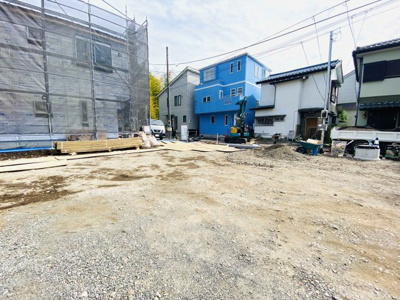 【外観】 | 売主　新築戸建　高倉４棟　２号棟　 | 既に４区画中２棟が上棟しております。