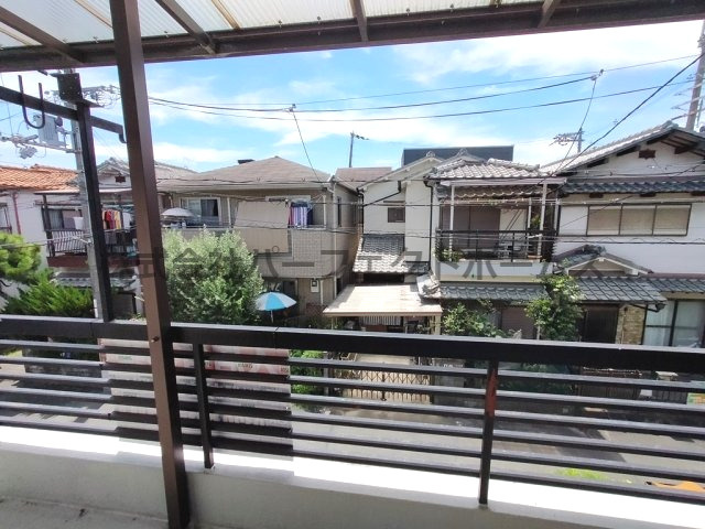 枚方市磯島茶屋町の一戸建ての展望|陽当たり良好です。