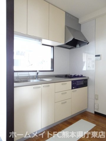 熊本市西区横手４丁目の賃貸マンションのキッチン