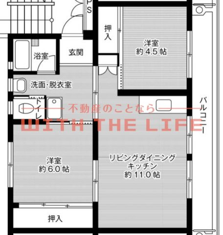 ビレッジハウス大牟田【キャッシュバック対象物件】の間取り
