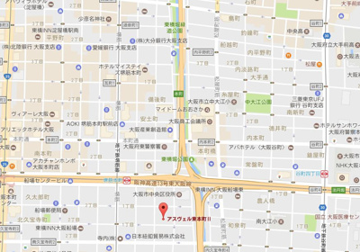 【地図】 | アスヴェル東本町Ⅱ