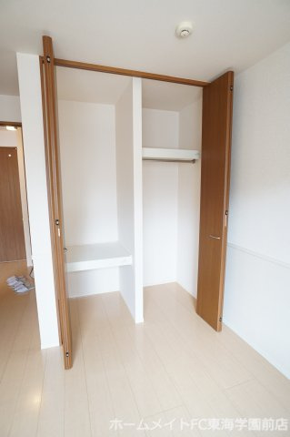熊本市中央区帯山１丁目のアパートの収納