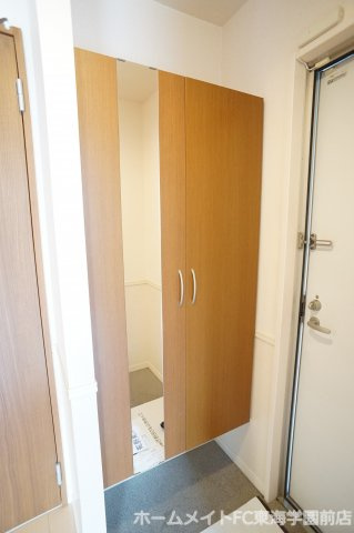 熊本市中央区帯山１丁目のアパートの収納