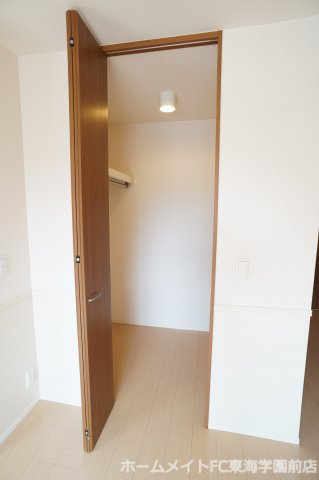 熊本市中央区帯山１丁目のアパートの収納