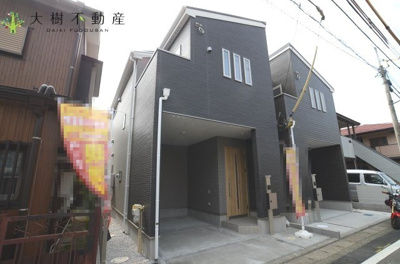 【外観】 | 海老名市東柏ケ谷６丁目　新築戸建て　全２棟　【仲介手数料無料】 | 建物完成しました！！内見可能です♪
