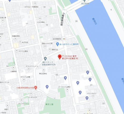 レオパレスミリオネールの地図