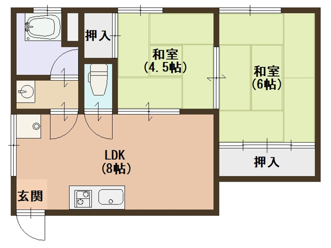 【間取り】 | 中村マンション