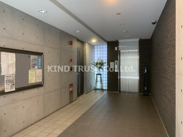 ノートアール107のロビー|ゆとりのあるロビーです