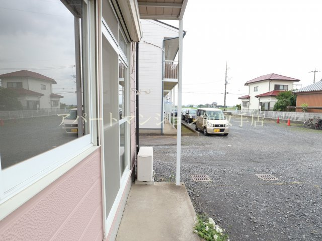 おおつきハイツのバルコニー