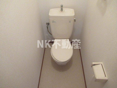 【トイレ】 | グレイスさくら（新石切賃貸） | 落ち着いた色調のトイレです