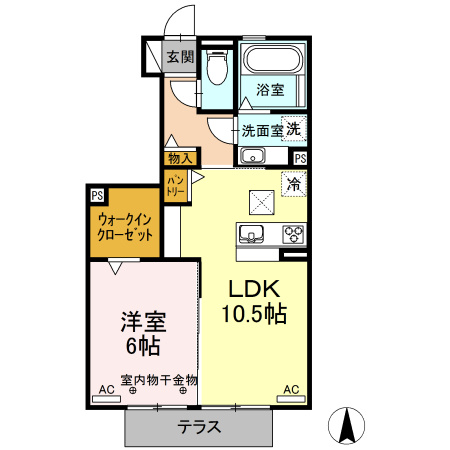 花水木の家　Ⅵ　　刈谷市近郊の賃貸ならクラスホーム刈谷店の間取り