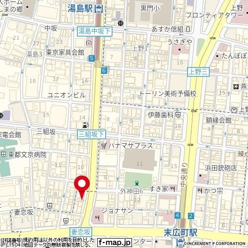 【地図】 | ロアール御茶ノ水妻恋坂