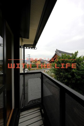 アドバンテイジ合川【10,000円キャッシュバック対象物件】のバルコニー|外からの目が気にならないバルコニーで洗濯物が干せます