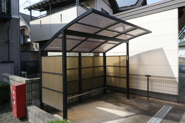 倉敷市水江のアパートのその他共用部分|自転車置き場