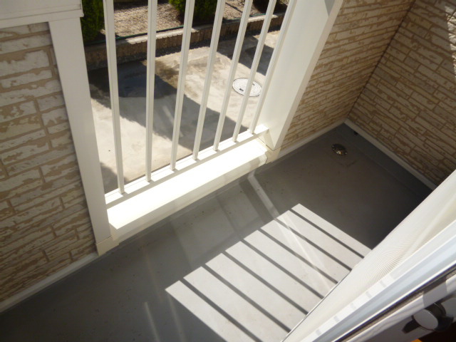 ブランプレジールBのバルコニー