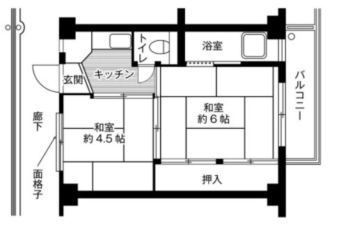 【間取り】 | ビレッジハウス木戸