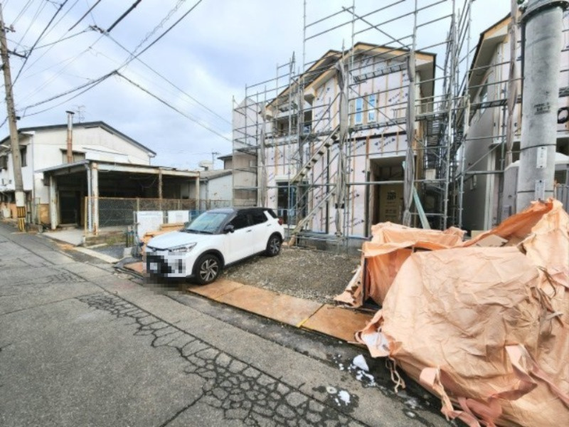 ーFITーフィットー小倉南区若園２丁目２期　【小倉南区　新築戸建て】の前面道路含む現地写真|現地撮影　2023,1,26　－FIT－フィット若園２丁目２期　【小倉南区　新築戸建て】】