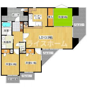 【間取り】 | アクロス博多セントラルパーク