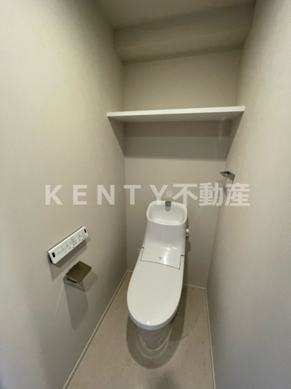 【トイレ】 | プライマル蒲田 | 落ち着いた色調のトイレです