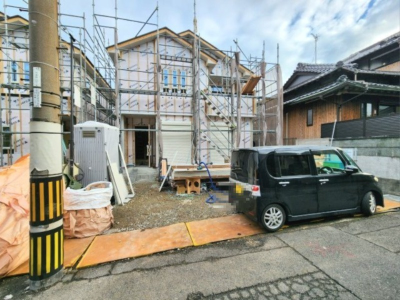 ーFITーフィットー小倉南区若園２丁目２期　【小倉南区　新築戸建て】の外観|現地撮影　2023,1,26　－FIT－フィット若園２丁目２期　【小倉南区　新築戸建て】