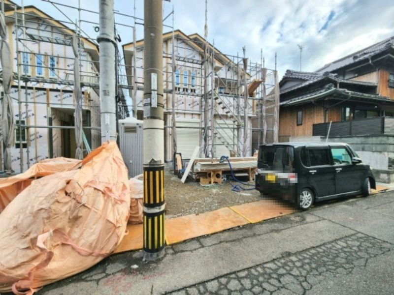ーFITーフィットー小倉南区若園２丁目２期　【小倉南区　新築戸建て】の外観|現地撮影　2023,1,26　－FIT－フィット若園２丁目２期　【小倉南区　新築戸建て】
