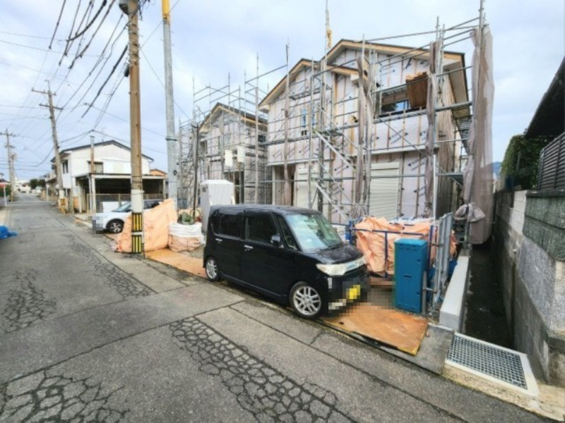 ーFITーフィットー小倉南区若園２丁目２期　【小倉南区　新築戸建て】の前面道路含む現地写真|現地撮影　2023,1,26　－FIT－フィット若園２丁目２期　【小倉南区　新築戸建て】