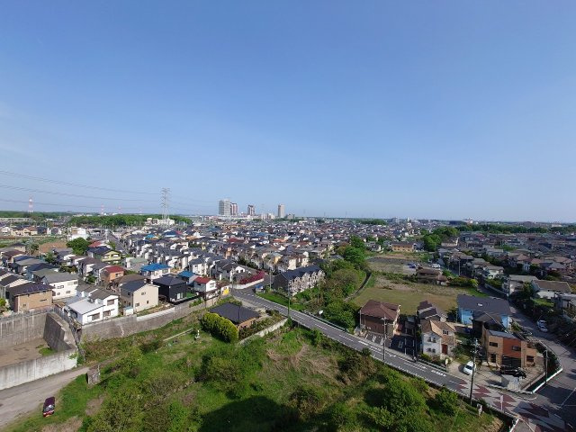 ウィズ勝田台の展望|夏にはリビングから佐倉や手賀沼の花火が望めます。