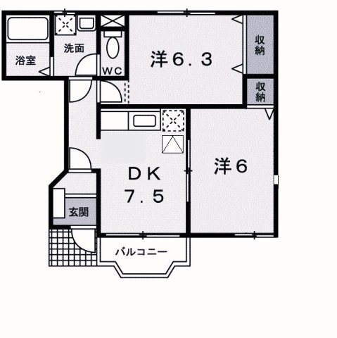 【間取り】 | ソレアード・セレッソ