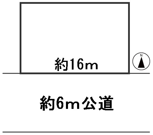 ５８７７４　瑞穂市本田土地　の区画図