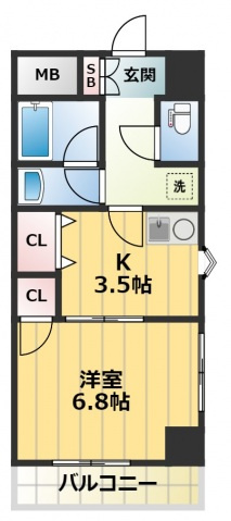 アネシス鶴見の間取り