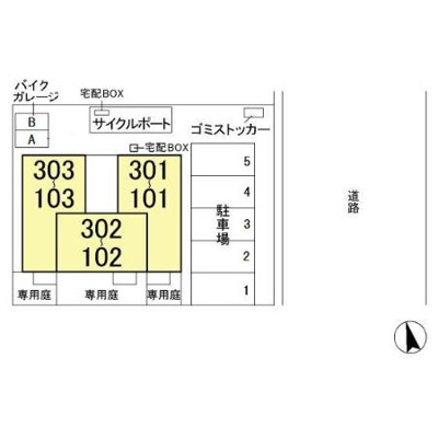 【区画図】 | フォルテューヌ大和