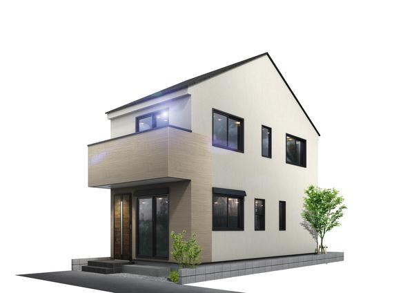 【保土ヶ谷区瀬戸ヶ谷町87】（瀬戸ヶ谷小学校・岩崎中学校）の外観パース|2022年7月完成予定。完成が楽しみですね。