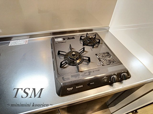 プレゾンのキッチン|２口ガスコンロ