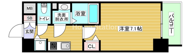 【間取り】 | アドバンス西梅田グルーブ