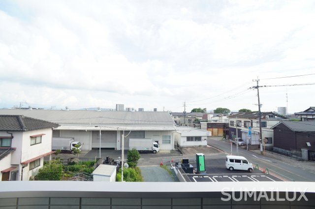 熊本市南区十禅寺２丁目のアパートの展望
