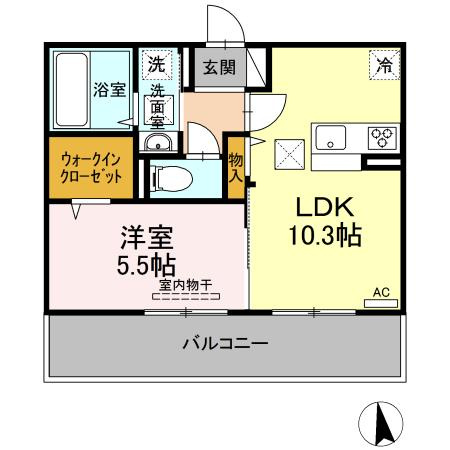 サニーコート十禅寺の間取り