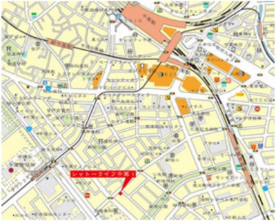 【地図】 | シャトーライフ千葉Ⅰ