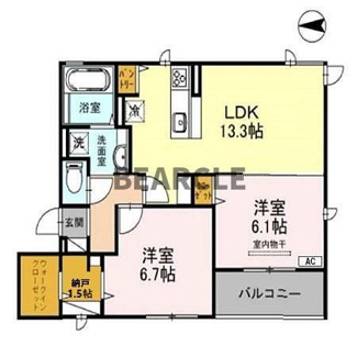 【間取り】 | D-room三条大橋