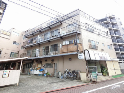 【外観】 | 日の出マンション | 総戸数１６戸、１９７９年８月築、自主管理につき管理費を安く抑えられます。