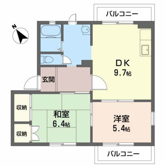 【間取り】 | 坂の久保ハイツＤ