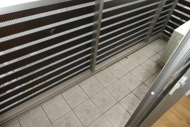 アーテム酒津のバルコニー