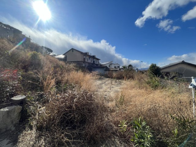 【前面道路含む現地写真】 | 箕面市桜井3丁目　土地　１号地