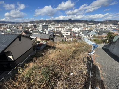 【前面道路含む現地写真】 | 箕面市桜井3丁目　土地　１号地