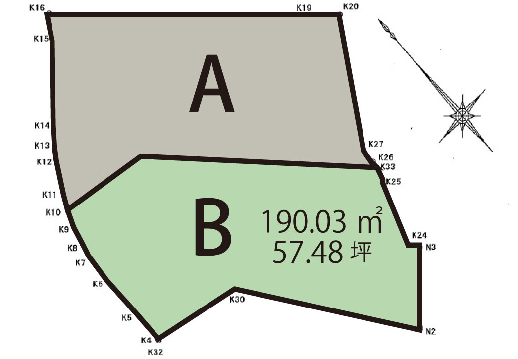 広島市東区中山東３丁目　土地（JS）の土地図